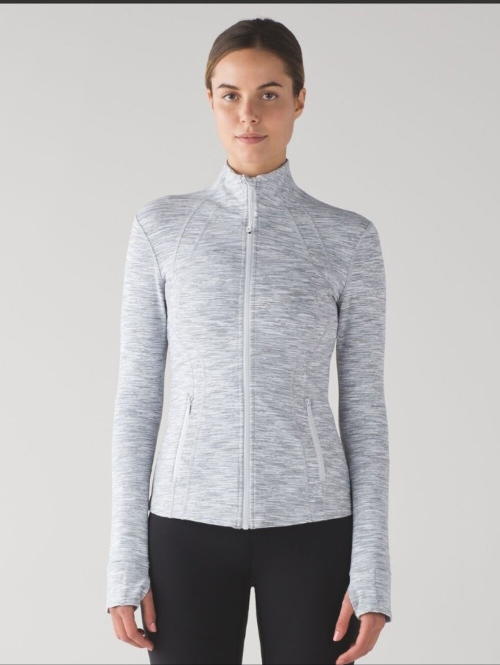 Lululemon Define Jacket Wee Are From Space Ice Grey Alpine White Women's Size 8